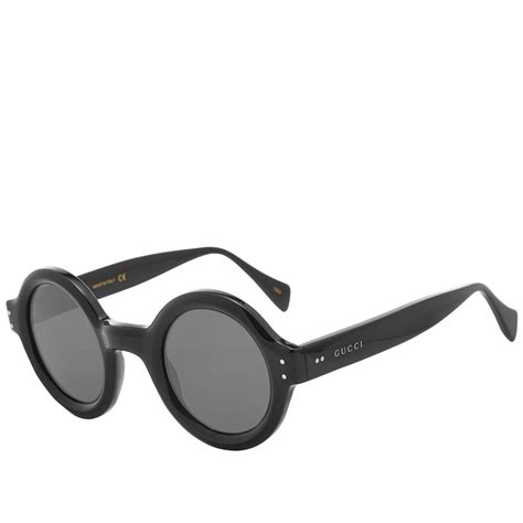 aaa gucci sunglasses|Round frame sunglasses in black acetate .